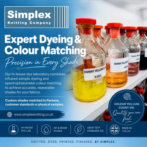 Expert Fabric Dyeing & Colour Matching in the UK